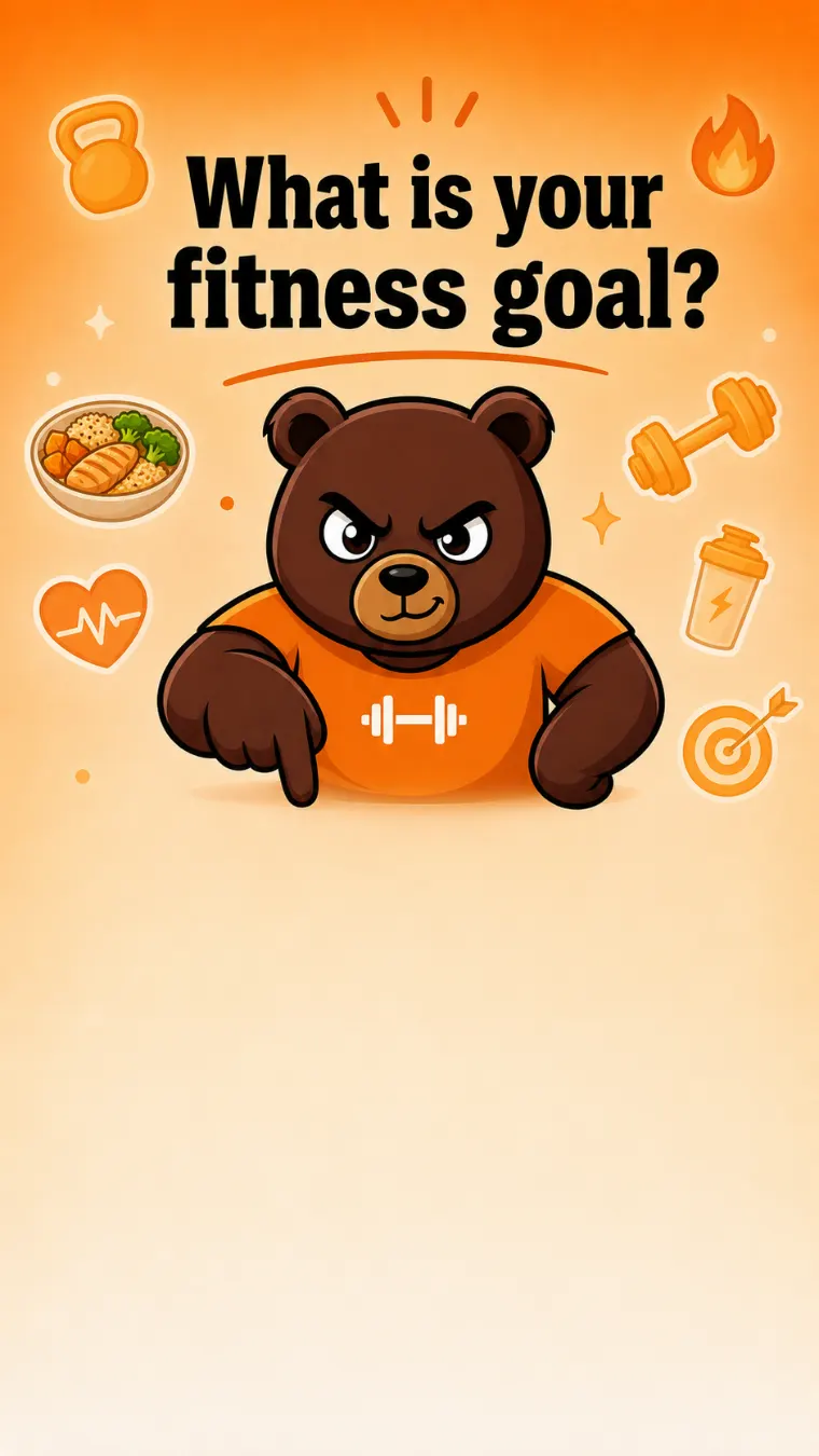 Choose your current fitness goal